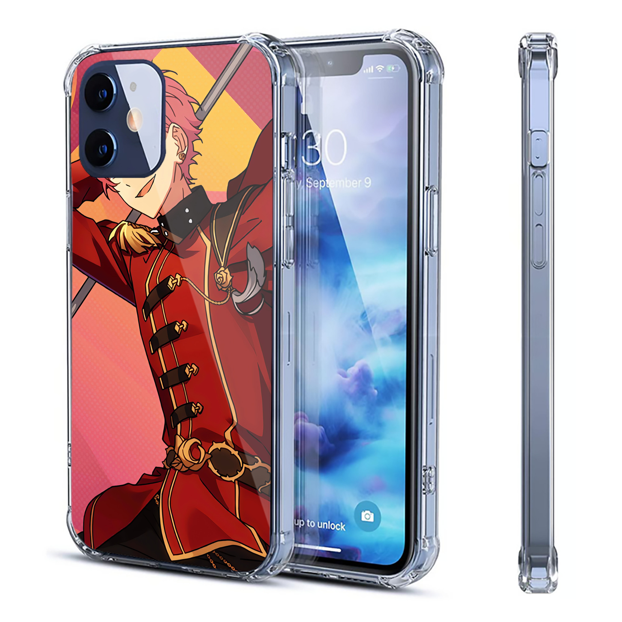 （画像用） あんさんぶるスターズ! Ensemble Stars 【iPhone 12シリーズ対応】透明スマホケース（クリアソフトケース）